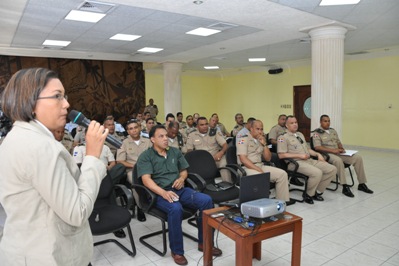 Militares sala de agua